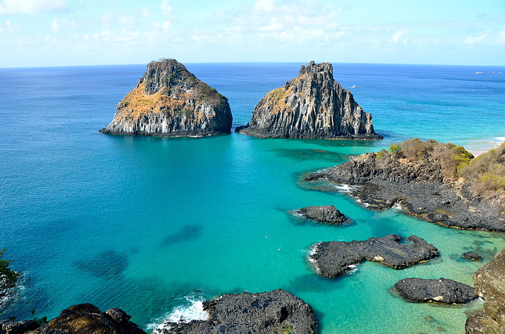 Fernando De Noronha Archipelago, brazil, baia do sancho, fernando de noronha, best beaches of 2016 Free HD Wallpaper