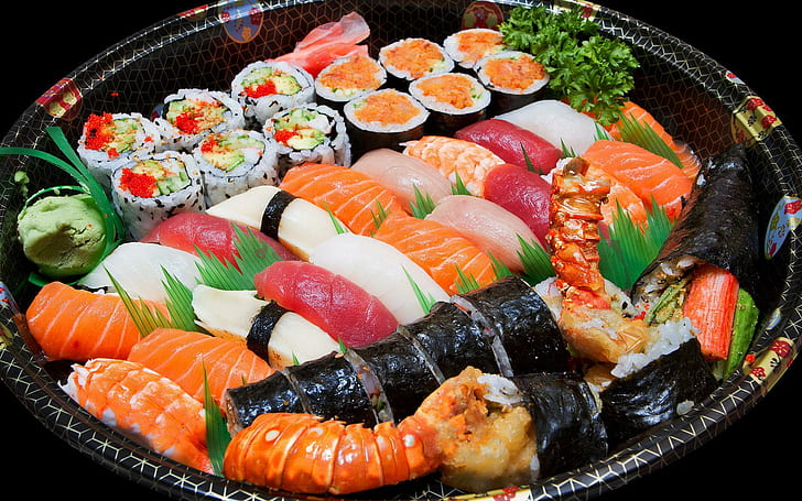 food, sushi Free HD Wallpaper