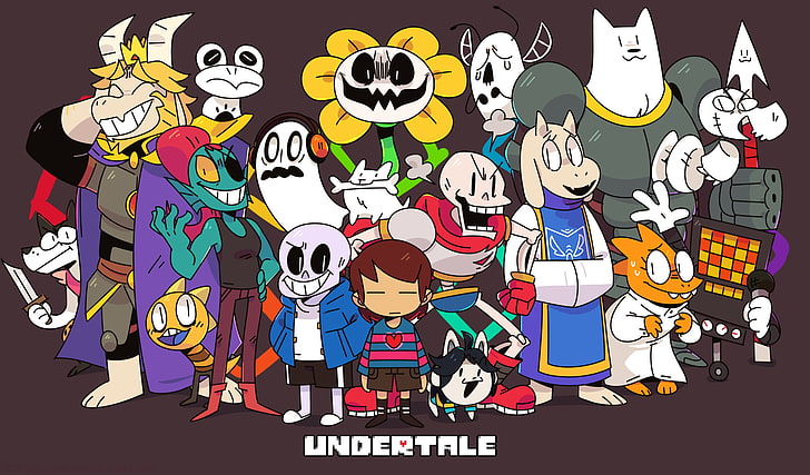 Hearing Sounds, undertale, large group of objects, mettaton, human skeleton Free HD Wallpaper