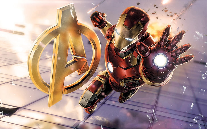 Iron Man Death, marvel comics, nature, marvel, shiny Free HD Wallpaper