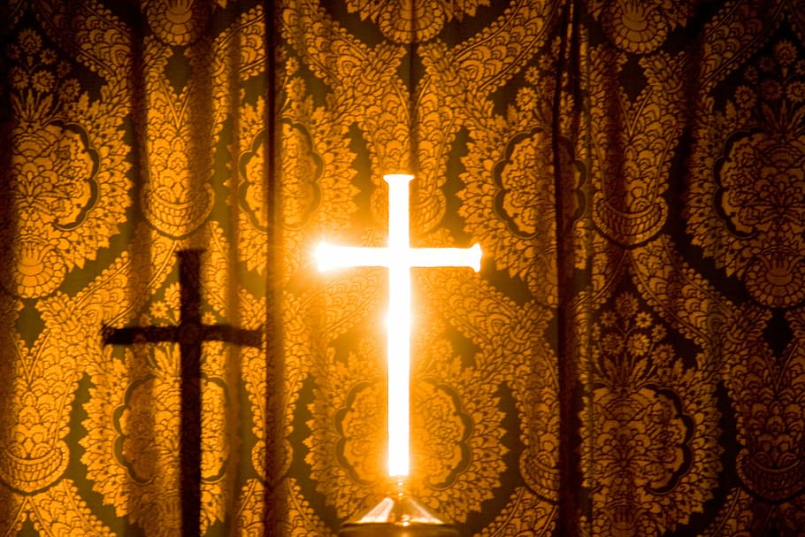 Jesus On Cross Icon, light  natural phenomenon, jesus, exterior, luxury Free HD Wallpaper