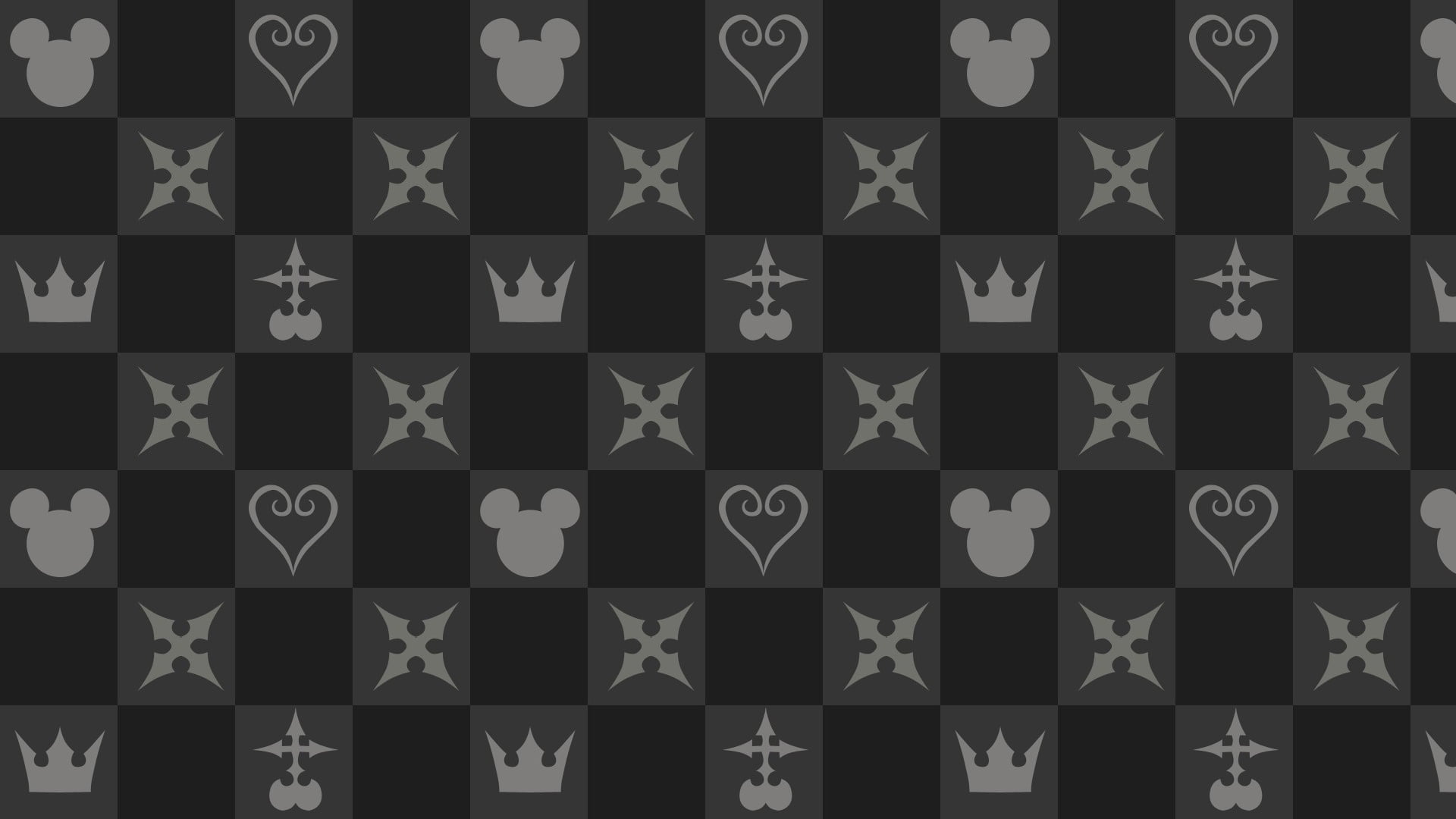 Kingdom of Hearts Heartless, built structure, repetition, no people, full frame