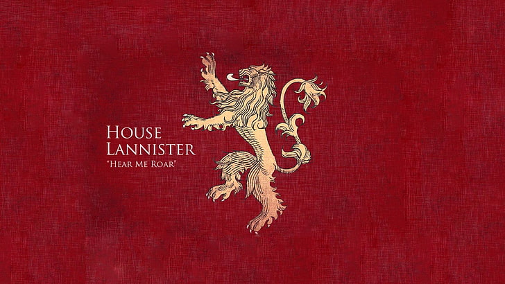 Lannister Symbol, animal representation, text, indoors, festival Free HD Wallpaper