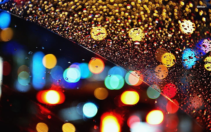 Light Rain Umbrella, celebration, city, red, no people Free HD Wallpaper
