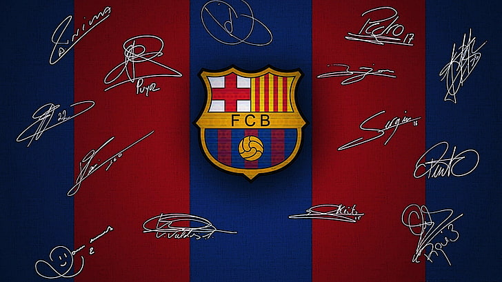 Logo De Barcelona, indoors, unity, insignia, flag Free HD Wallpaper