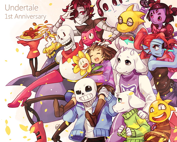 Mew Mew Kissy Cutie, undyne undertale, frisk undertale, alphys undertale, mettaton ex undertale Free HD Wallpaper