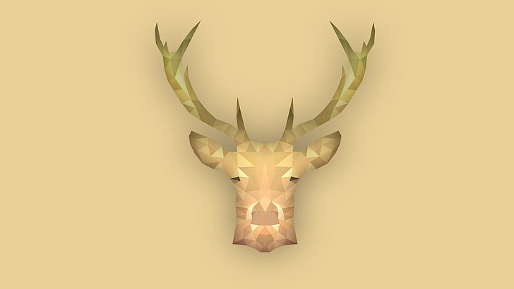 Mounted Deer Head, decoration, animal head, single object, taxidermy Free HD Wallpaper