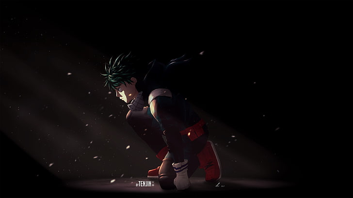 My Hero Academia Season 4, copy space, lifestyles, young adult, dark Free HD Wallpaper