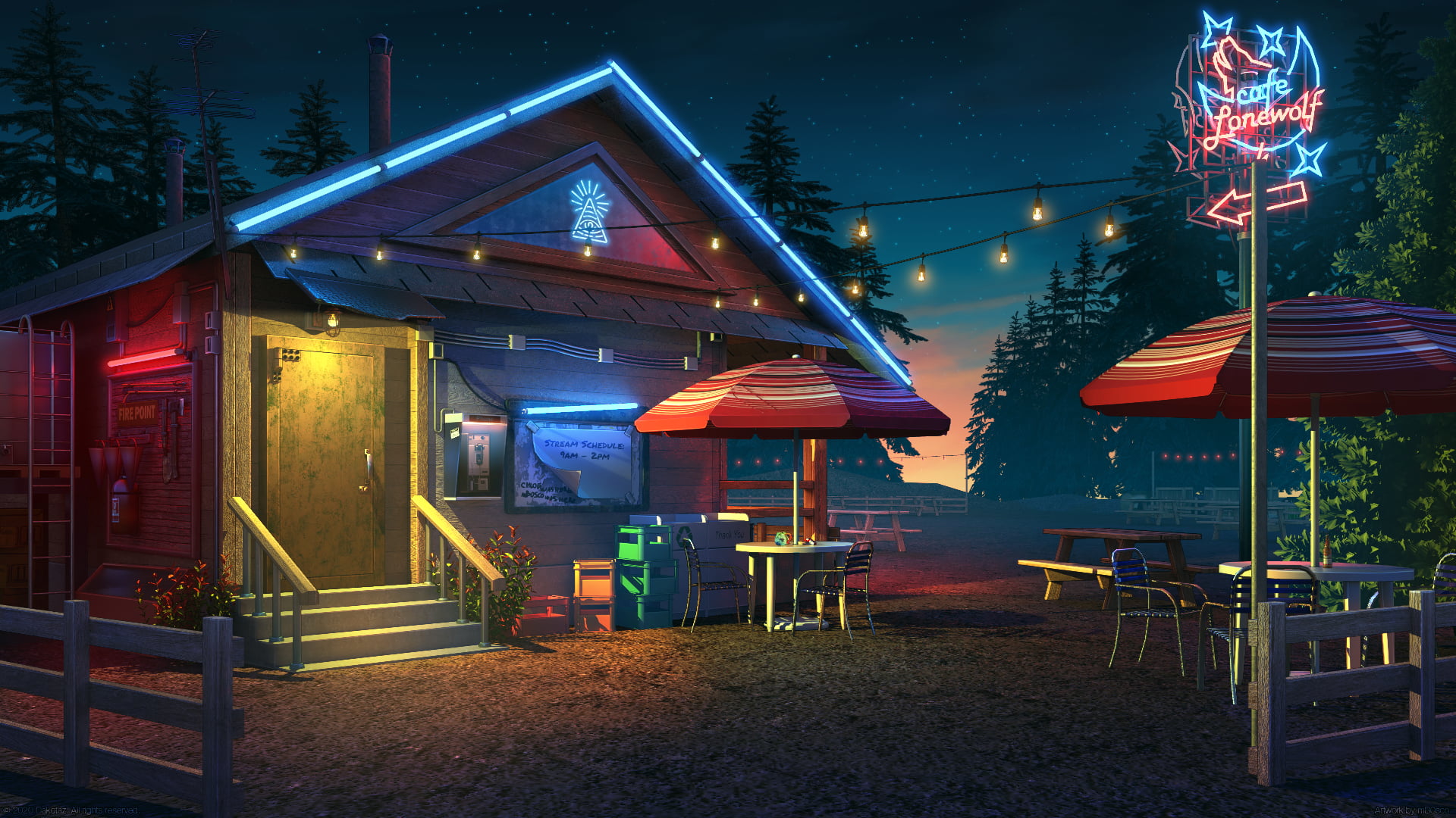 neon lights, neon, lofi, digital