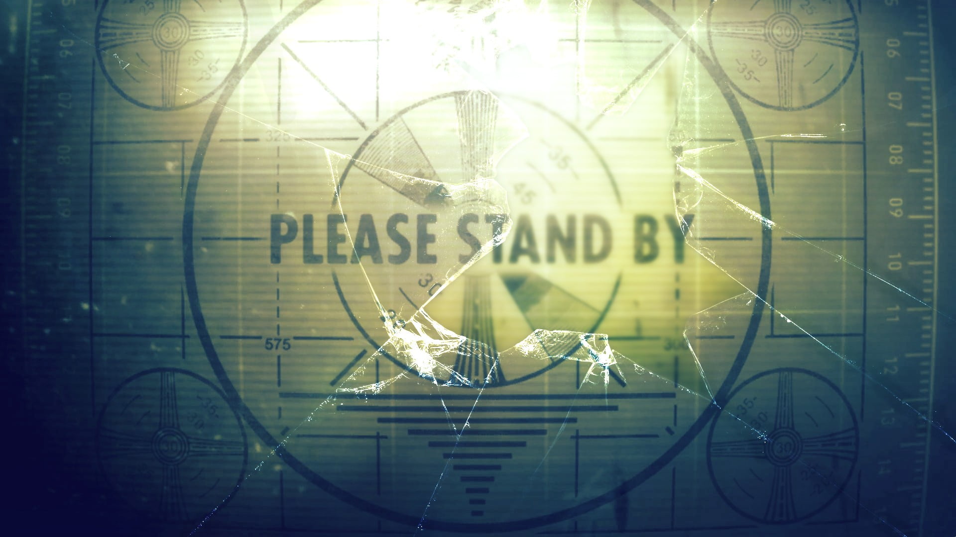 Please Stand by, no people, light natural phenomenon, graffiti, transparent