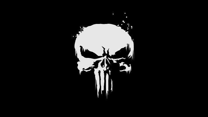 Punisher Skull Logo Military, spray, illustration, human representation, punisher Free HD Wallpaper