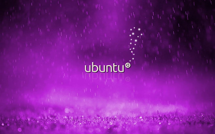 Purple Apple Logo, abstract, cool, rain, star  space Free HD Wallpaper