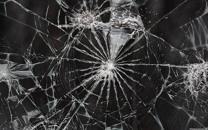 Shattered Glass Art, cracked screen, broken screen, technology