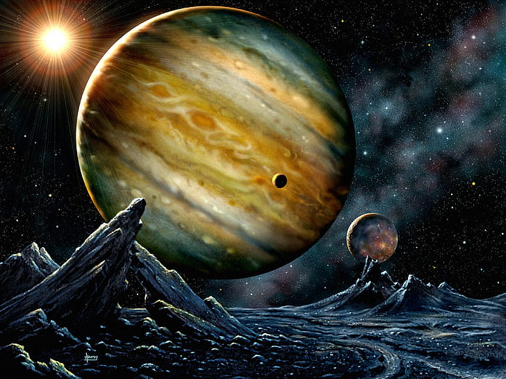 Space Planet, jupiter, space, full Free HD Wallpaper