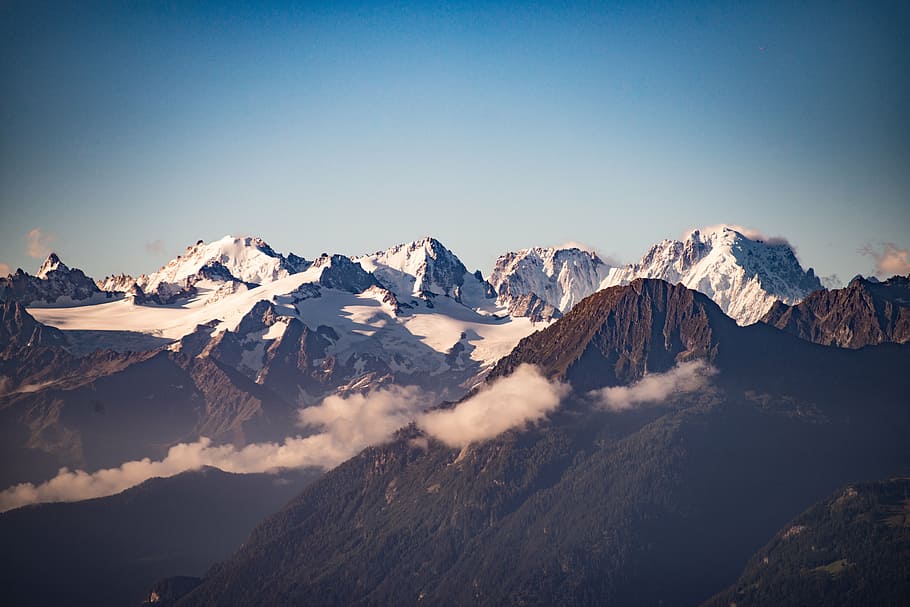 Tiger, clouds, peaks, beauty in nature, panoramic Free HD Wallpaper