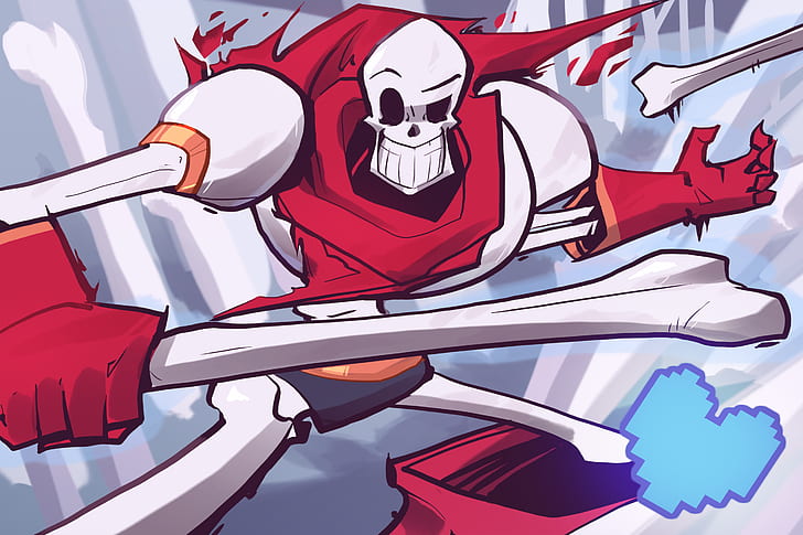 Underfell, papyrus undertale, video game, undertale Free HD Wallpaper