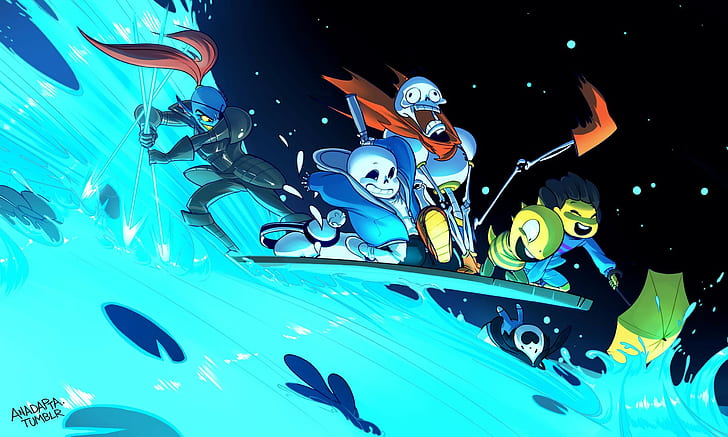 undertale, undyne undertale, sans undertale, frisk undertale