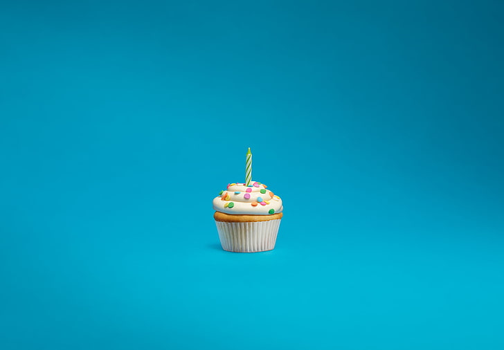 Android Operating System, food and drink, colored background, cupcake holder, food Free HD Wallpaper