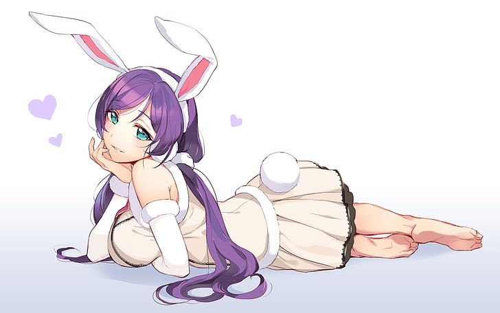 Anime Rabbit Ears, women, love live, emotion, art and craft Free HD Wallpaper