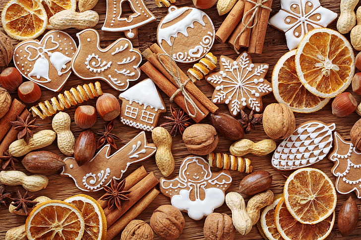 baked, christmas, season, choice Free HD Wallpaper