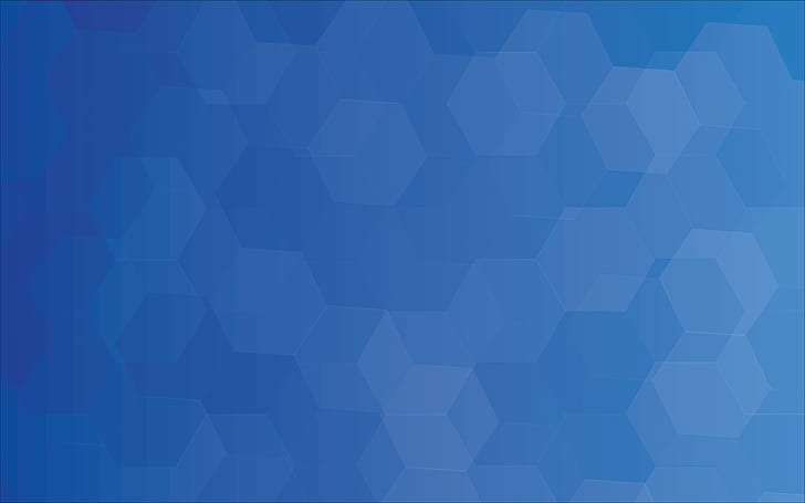 Blue Texture, simple background, hexagon, blue background Free HD Wallpaper