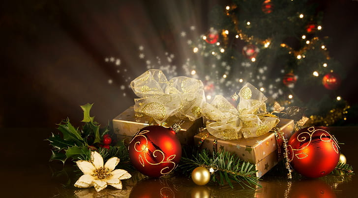 Christmas Fine Art, year, new, christmas, decorations Free HD Wallpaper