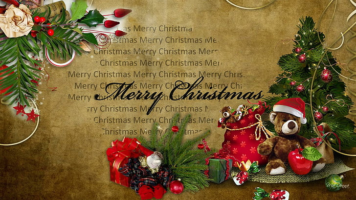 Country Christmas, spruce, look, christmas, feliz navidad Free HD Wallpaper