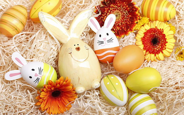 Easter Colors, happy, easter eggs, easter, Easter eggs Free HD Wallpaper