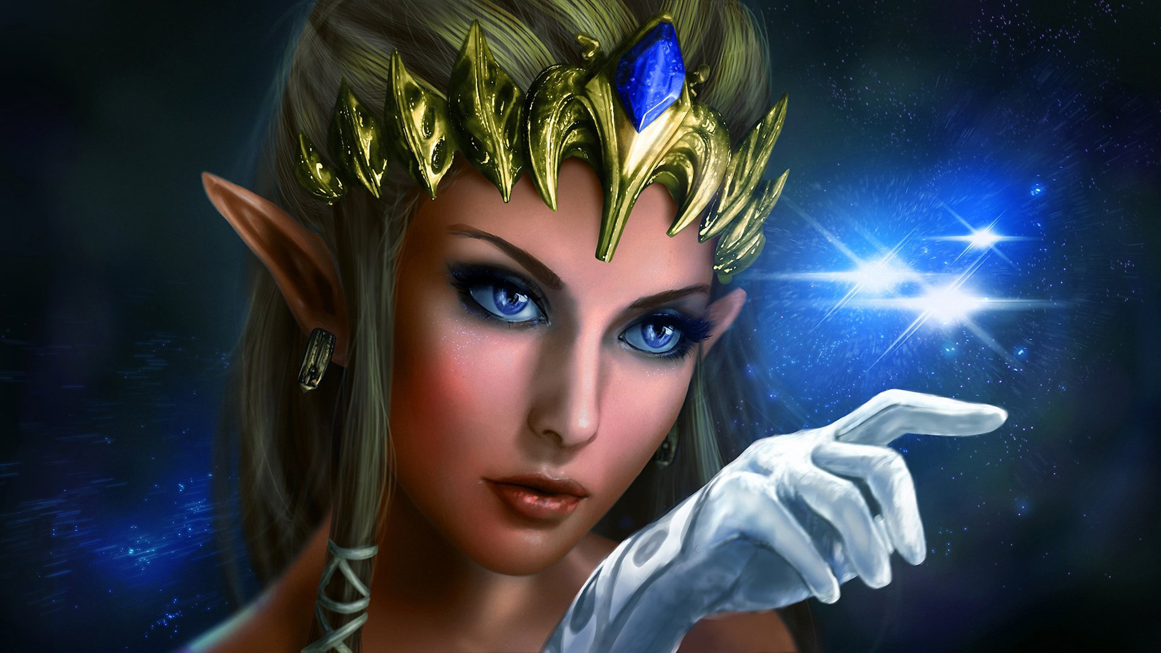 Fairy Queen Crown, studio shot, beautiful woman, princess, women
