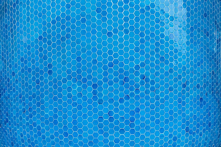 hexagone, swimming pool, design, slate Free HD Wallpaper
