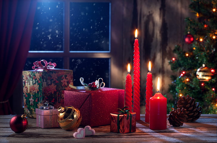 High Quality Christmas, gifts, decoration, presents, christmas eve Free HD Wallpaper