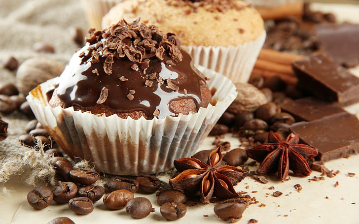 How to Make Chocolate Dessert Cups, chocolate, coffee, cupcakes, pastries Free HD Wallpaper