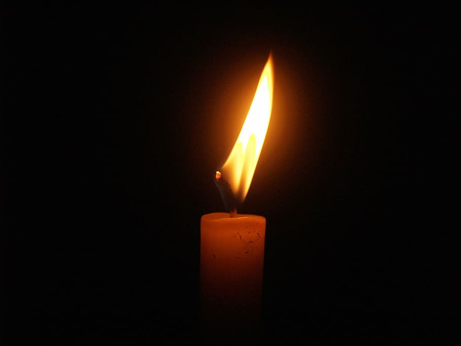 Memorial Candles, equipment, nature, concepts, single Free HD Wallpaper