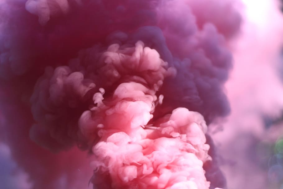 Pink Smoke, fragility, vibrant color, softness, soft focus Free HD Wallpaper