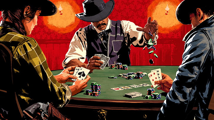 Red Dead Redemption 2 Online Game, red dead redemption 2, red dead, poker Free HD Wallpaper