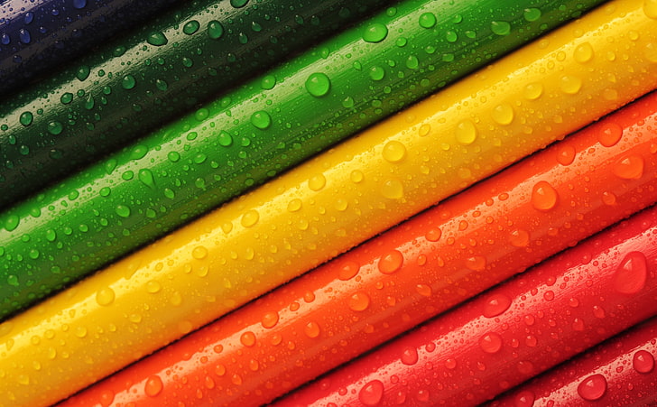 Red Yellow and Green, colourful, beautiful, colored, colorful Free HD Wallpaper