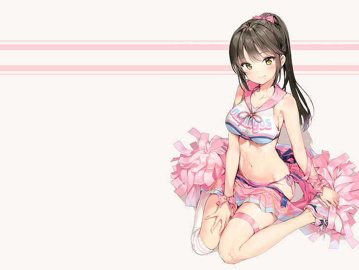 waifu2x, cheerleader, com, photoshop Free HD Wallpaper