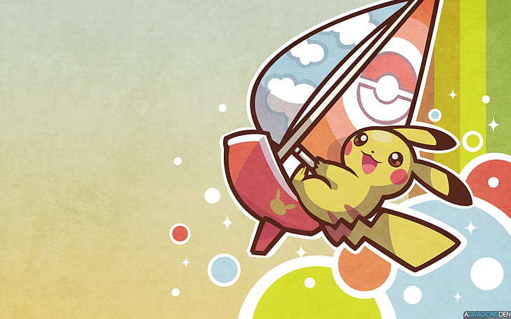 activity, pokmon, water, pichu Free HD Wallpaper