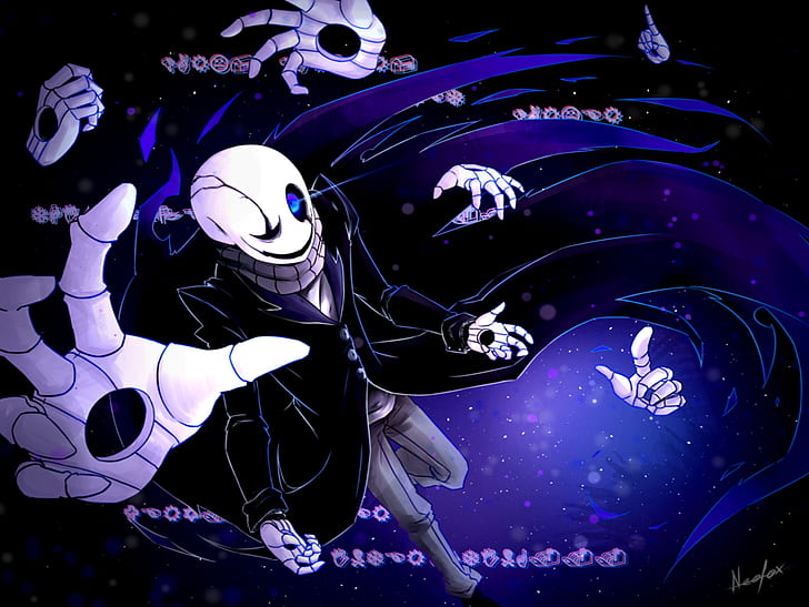 Anime Undertale Gaster, indie games, undertale, wd gaster