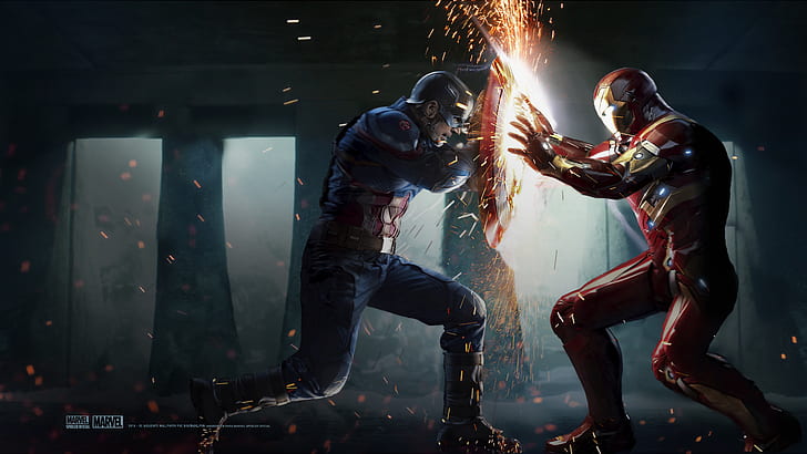 Captain America Comics, iron man, captain america, captain america civil war Free HD Wallpaper