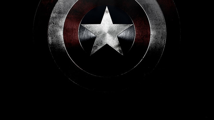 Captain America Shield PNG, night, geometric shape, studio shot, single object Free HD Wallpaper