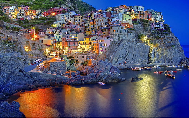 Cinque Terre Italy, amalfi, italy, liguria, coast Free HD Wallpaper