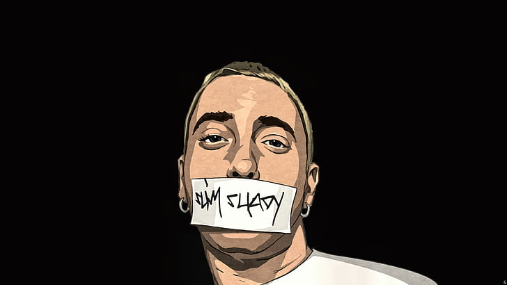 Eminem, eminem, marshall mathers, digital art, adobe illustrator