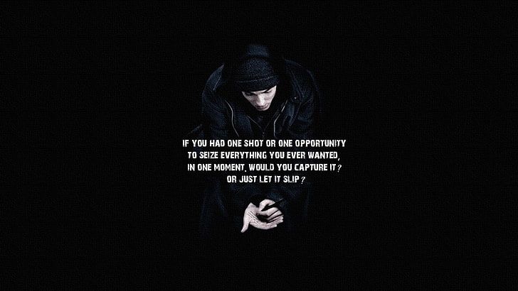 Eminem Motivational Quotes, Eminem, motivational, rap, eminem Free HD Wallpaper