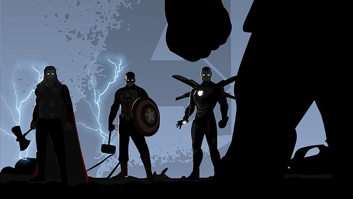 Endgame Iron Man Avengers, thor, thanos, avengers, trinity Free HD Wallpaper