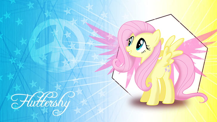 Fluttershy Cutie Mark, my little pony friendship is magic, mlp fim, 2560x1440, Fluttershy Free HD Wallpaper