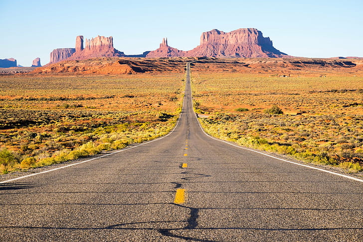 Forrest Gump Running Map, landscape, nature, monument valley, arizona Free HD Wallpaper