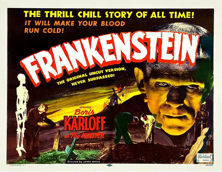 Frankenstein Adaptations, 1931, frankenstein, poster Free HD Wallpaper