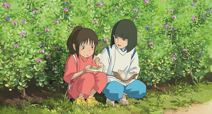 Ghibli Spirited Away, innocence, leisure activity, men, real people Free HD Wallpaper