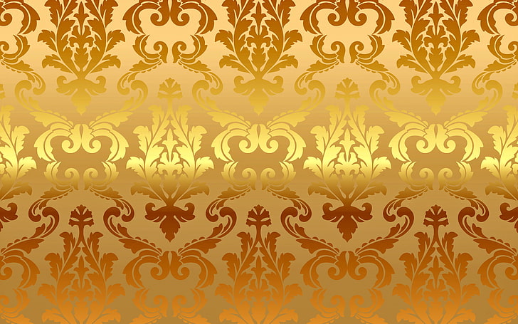 Gold Colour, vector, classic, craft, seamless Free HD Wallpaper